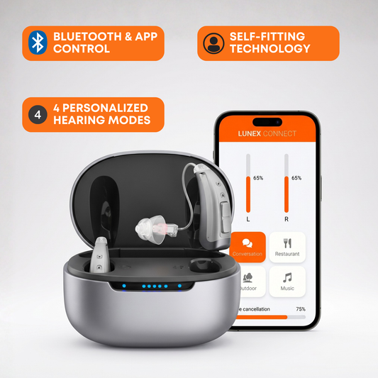 Lunex Connect Bluetooth Hearing Aids