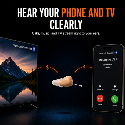 Lunex Max Bluetooth Hearing Aids